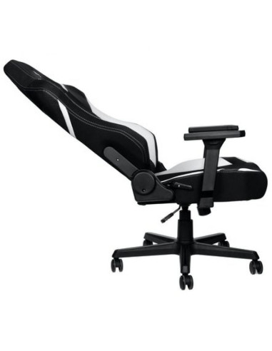 Nitro concepts x1000 fotel dla gracza tapicerowane siedzisko czarny, biały