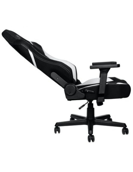 Nitro concepts x1000 fotel dla gracza tapicerowane siedzisko czarny, biały