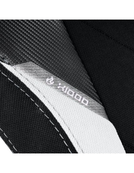 Nitro concepts x1000 fotel dla gracza tapicerowane siedzisko czarny, biały