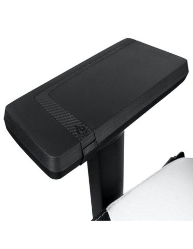 Nitro concepts x1000 fotel dla gracza tapicerowane siedzisko czarny, biały