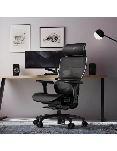 Fotel gamingowy thunderx3 xtc mesh - czarny