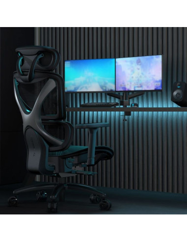 Fotel gamingowy thunderx3 xtc mesh - czarny