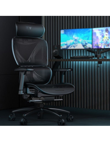 Fotel gamingowy thunderx3 xtc mesh - czarny