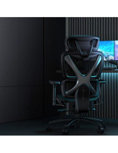 Fotel gamingowy thunderx3 xtc mesh - czarny