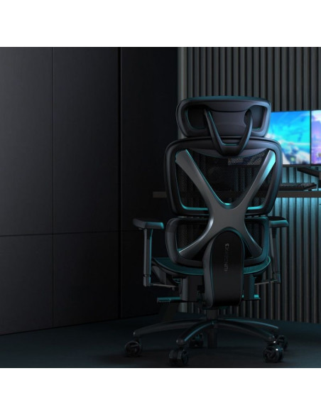 Fotel gamingowy thunderx3 xtc mesh - czarny