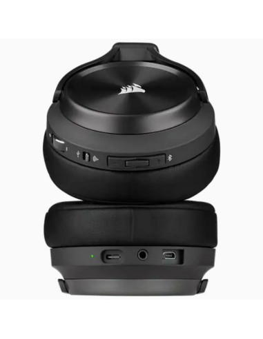 Corsair virtuoso rgb wireless xt zestaw słuchawkowy przewodowy i bezprzewodowy opaska na głowę bluetooth czarny