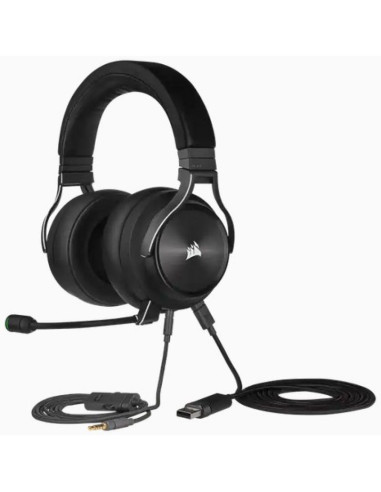Corsair virtuoso rgb wireless xt zestaw słuchawkowy przewodowy i bezprzewodowy opaska na głowę bluetooth czarny