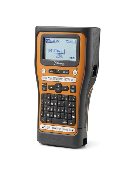 Brother pt-e560btvp drukarka etykiet termotransferowy 180 x 180 dpi 20 mm/s przewodowy i bezprzewodowy hse/tze bluetooth qwertz