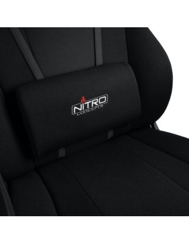 Fotel gamingowy nitro concepts e250, czarny nc-e250-b