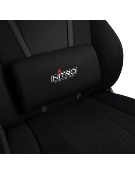 Fotel gamingowy nitro concepts e250, czarny nc-e250-b