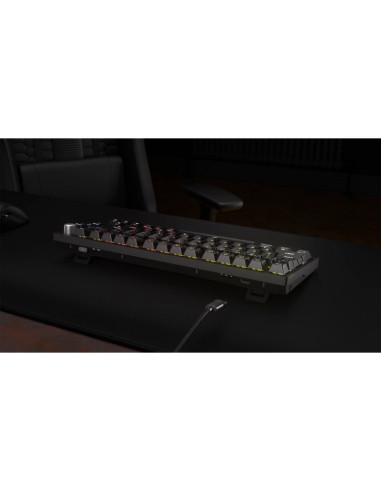 Bezprzewodowa klawiatura do gier tkl corsair k65 plus, tkl (75%), corsair mlx fusion -, iso (de)