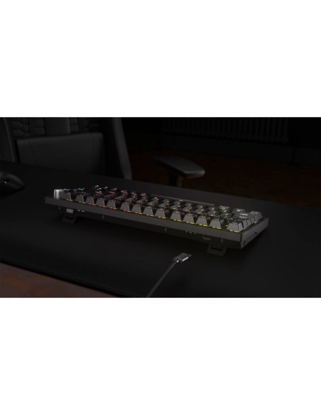 Bezprzewodowa klawiatura do gier tkl corsair k65 plus, tkl (75%), corsair mlx fusion -, iso (de)