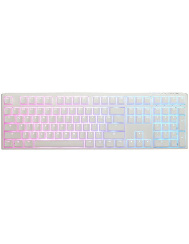 Ducky one 3 rgb klawiatura gaming usb qwerty us english biały