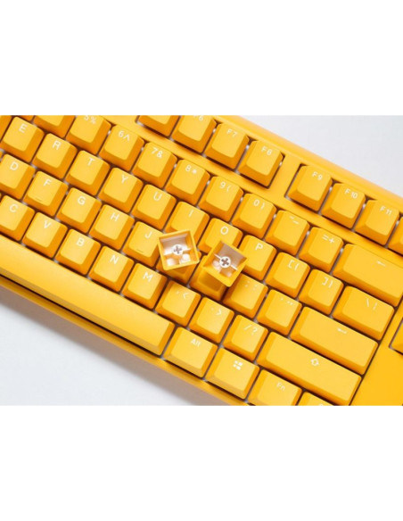 Ducky one 3 klawiatura gaming usb qwerty angielski żółty