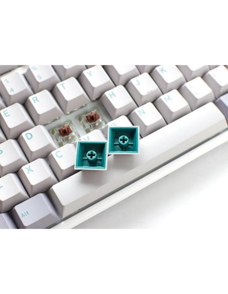 Ducky one 3 tkl klawiatura gaming usb srebrny