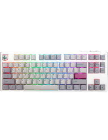 Ducky one 3 tkl klawiatura gaming usb srebrny