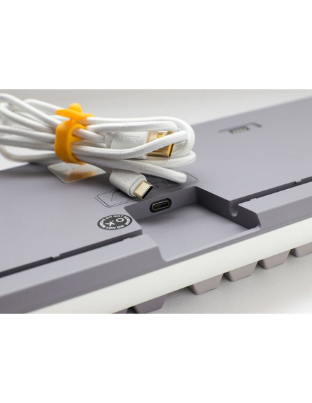 Klawiatura gamingowa ducky one 3 tkl gaming usb us english srebrny