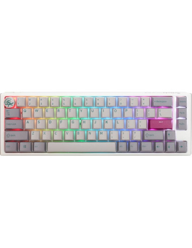 Ducky one 3 sf klawiatura gaming usb qwerty angielski szary