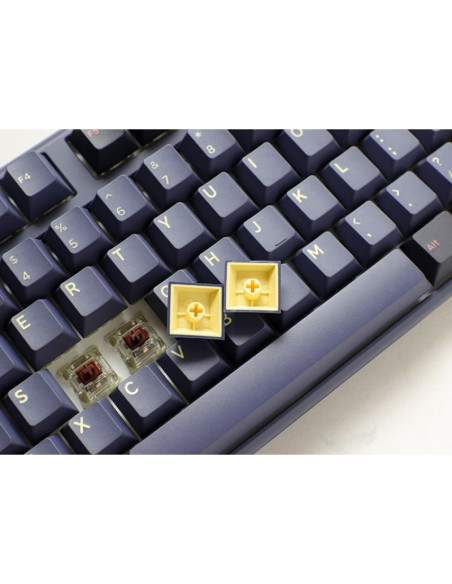 Ducky one 3 tkl klawiatura gaming usb us english niebieski