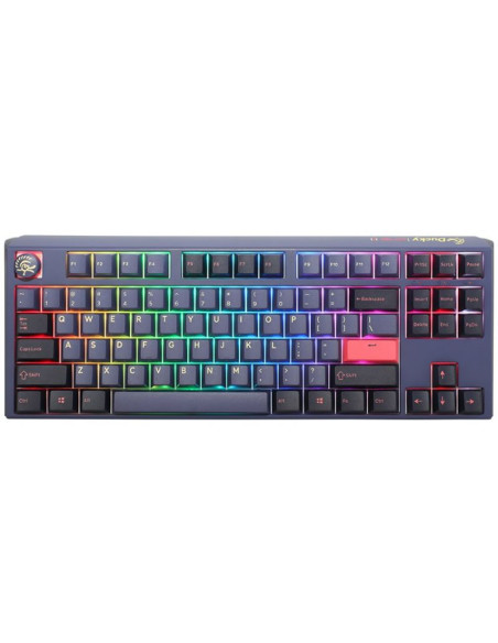 Ducky one 3 tkl klawiatura gaming usb us english niebieski