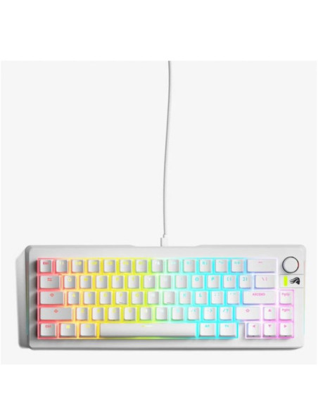 Glorious pc gaming race gmmk 3 prebuilt klawiatura usb qwerty us english biały