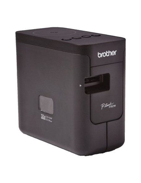 Brother pt-p750w drukarka etykiet 180 x 180 dpi 30 mm/s przewodowy i bezprzewodowy hse/tze wi-fi