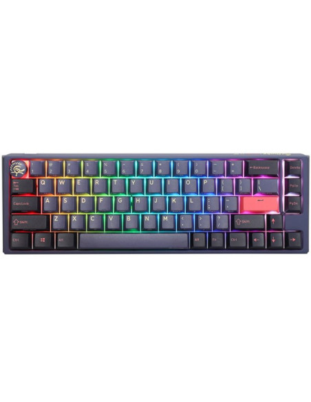 Ducky one 3 sf klawiatura gaming usb qwerty angielski niebieski