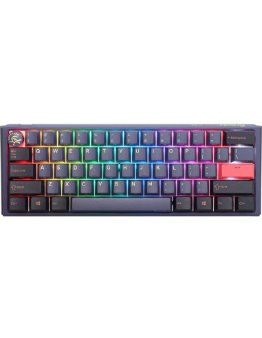 Ducky one 3 mini klawiatura gaming usb qwerty angielski niebieski