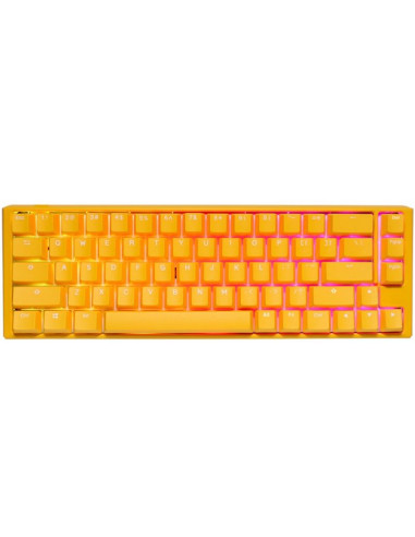 Ducky one 3 yellow sf klawiatura gaming usb qwerty us english żółty