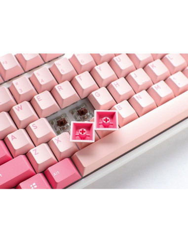 Klawiatura gamingowa ducky one 3 tkl gaming usb qwerty angielski różowy