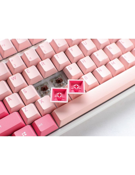 Klawiatura gamingowa ducky one 3 tkl gaming usb qwerty angielski różowy