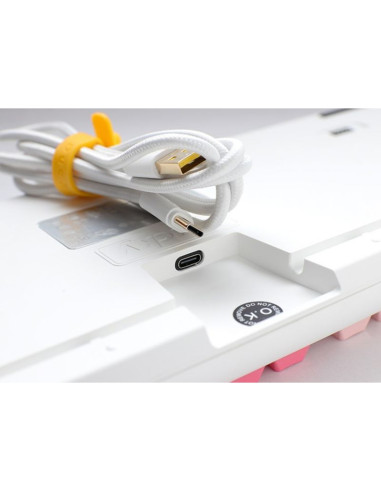 Klawiatura gamingowa ducky one 3 tkl gaming usb qwerty angielski różowy