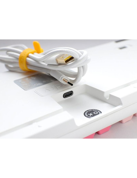 Klawiatura gamingowa ducky one 3 tkl gaming usb qwerty angielski różowy