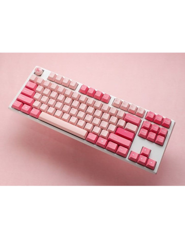 Klawiatura gamingowa ducky one 3 tkl gaming usb qwerty angielski różowy