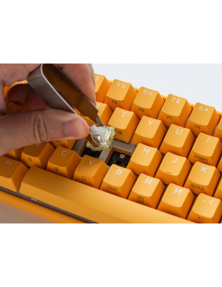 Ducky one 3 mini yellow klawiatura gaming usb qwerty us english żółty