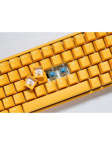 Ducky one 3 mini yellow klawiatura gaming usb qwerty us english żółty