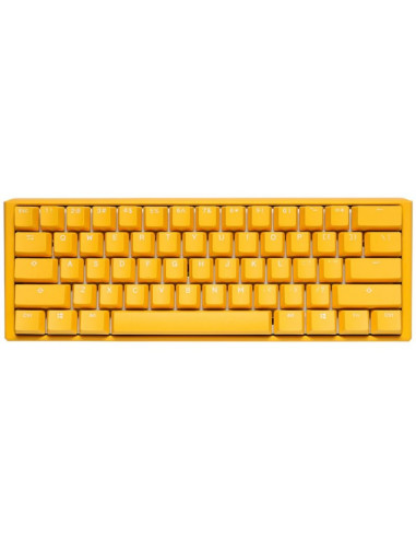 Ducky one 3 mini yellow klawiatura gaming usb qwerty us english żółty