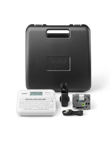 Brother pt-d410vp drukarka etykiet zink (zero-ink) 180 x 180 dpi przewodowa tze qwerty