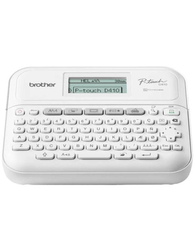 Brother pt-d410vp drukarka etykiet zink (zero-ink) 180 x 180 dpi przewodowa tze qwerty