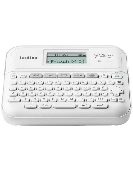 Brother pt-d410vp drukarka etykiet zink (zero-ink) 180 x 180 dpi przewodowa tze qwerty