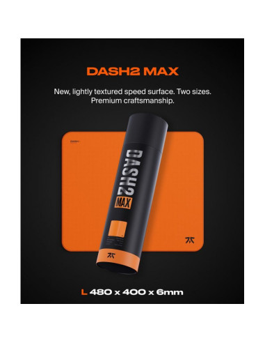 Podkładka pod mysz dla graczy fnatic dash2 max - rozmiar l