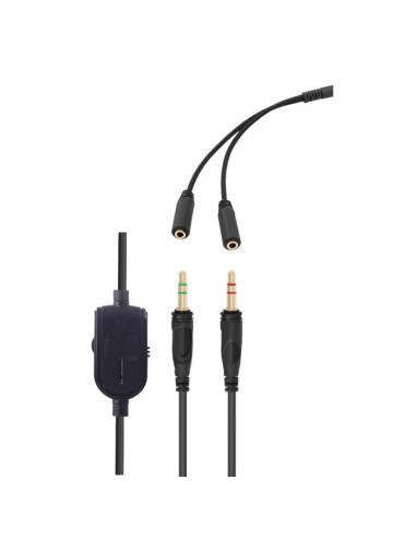 Arozzi aria zestaw słuchawkowy przewodowa opaska na głowę gaming czarny