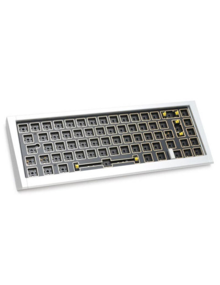 Ducky outlaw 65 klawiatura uniwersalne usb us english srebrny