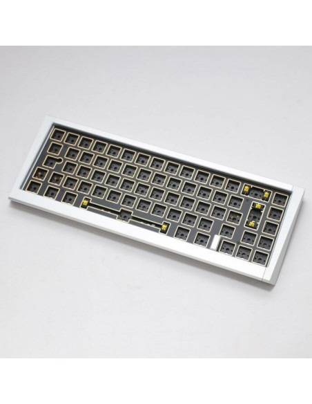 Ducky outlaw 65 klawiatura uniwersalne usb us english srebrny