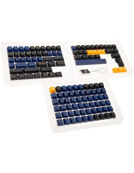 Ducky outlaw 65 klawiatura uniwersalne usb us english srebrny