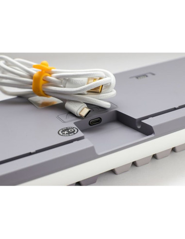 Ducky one 3 tkl mist grey klawiatura gaming usb us english szary