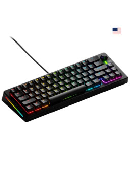 Glorious gaming gmmk 3 65% prebuilt klawiatura usb qwerty us english czarny