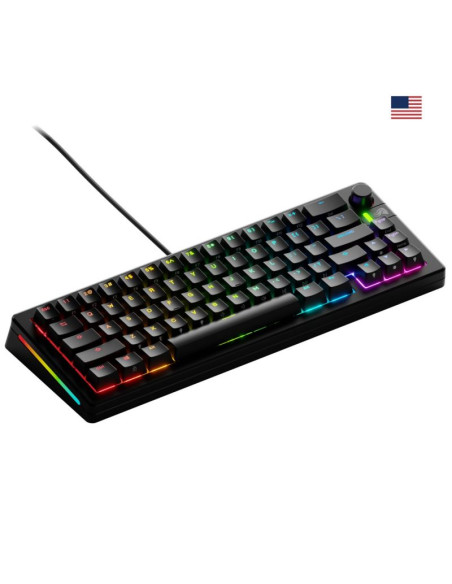 Glorious gaming gmmk 3 65% prebuilt klawiatura usb qwerty us english czarny