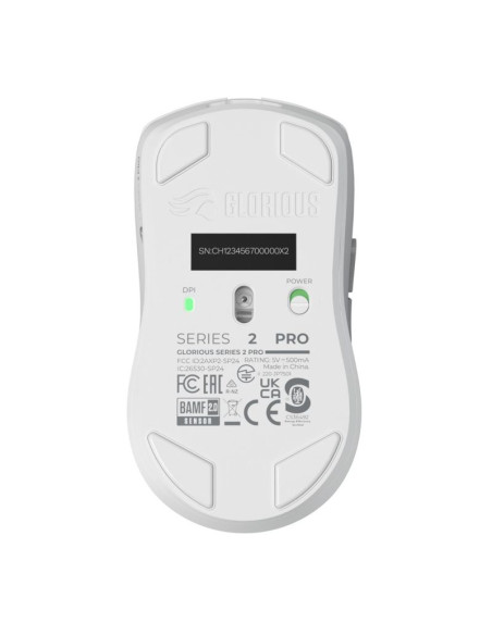 Bezprzewodowa mysz do gier glorious series 2 pro - biała