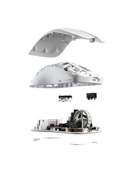 Bezprzewodowa mysz do gier glorious series 2 pro - biała